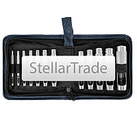 Набор пробойников для кожи 3; 4; 5; 6; 7; 8; 9; 10; 12; 14; 16; 19 мм, 12 шт, чехол Сибртех 18312