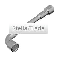 Ключ угловой проходной 19 мм STELS 14239