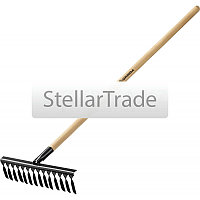 Грабли садовые GRINDA GS-14 WOOD 39581-14