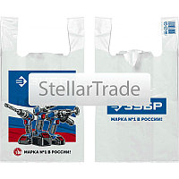 Пакет майка ЗУБР усиленный 40 х 65 х 20 см, 35 мкм 90215