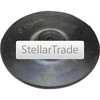 ТЕВТОН d 125 мм, резиновая, опорная тарелка с шестигранным хвостовиком для дрели (3579-125)