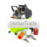 Компрессор с набором КК-1500/24 ПЛЮС СИБРТЕХ 58038