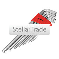 Набор ключей имбусовых HEX, MATRIX 16410