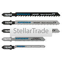 Набор полотен для электролобзика GROSS 78252