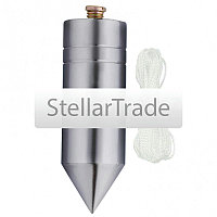 Отвес цилиндрический, 600 г, шнур 5 м. Matrix 84893