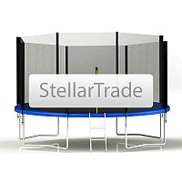 Батут пружинный с защитой XGK-12W