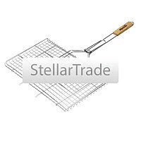 Решетка-гриль 260*450 мм, хромированная SPARTA 69565