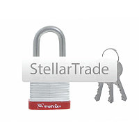 Замок навесной, 50 мм, удлиненная дужка MATRIX 91809