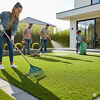 Как правильно ухаживать за искусственным газоном