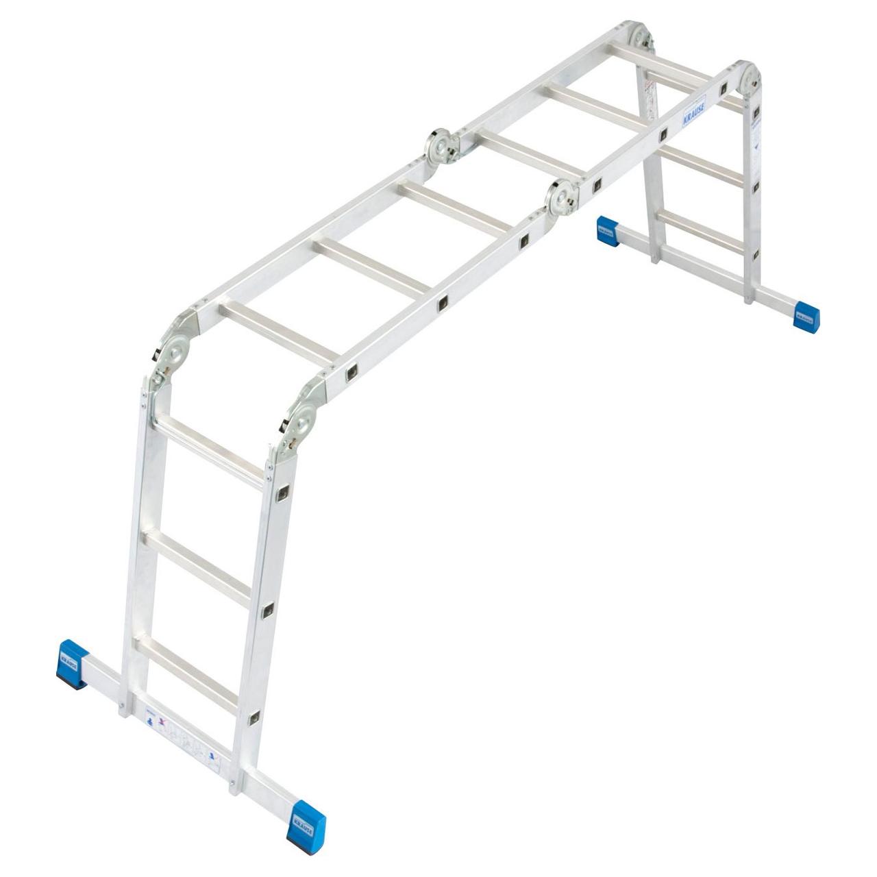 Лестница шарнирная универсальная KRAUSE "STABILO Professional" 4х3 123510, фото 1