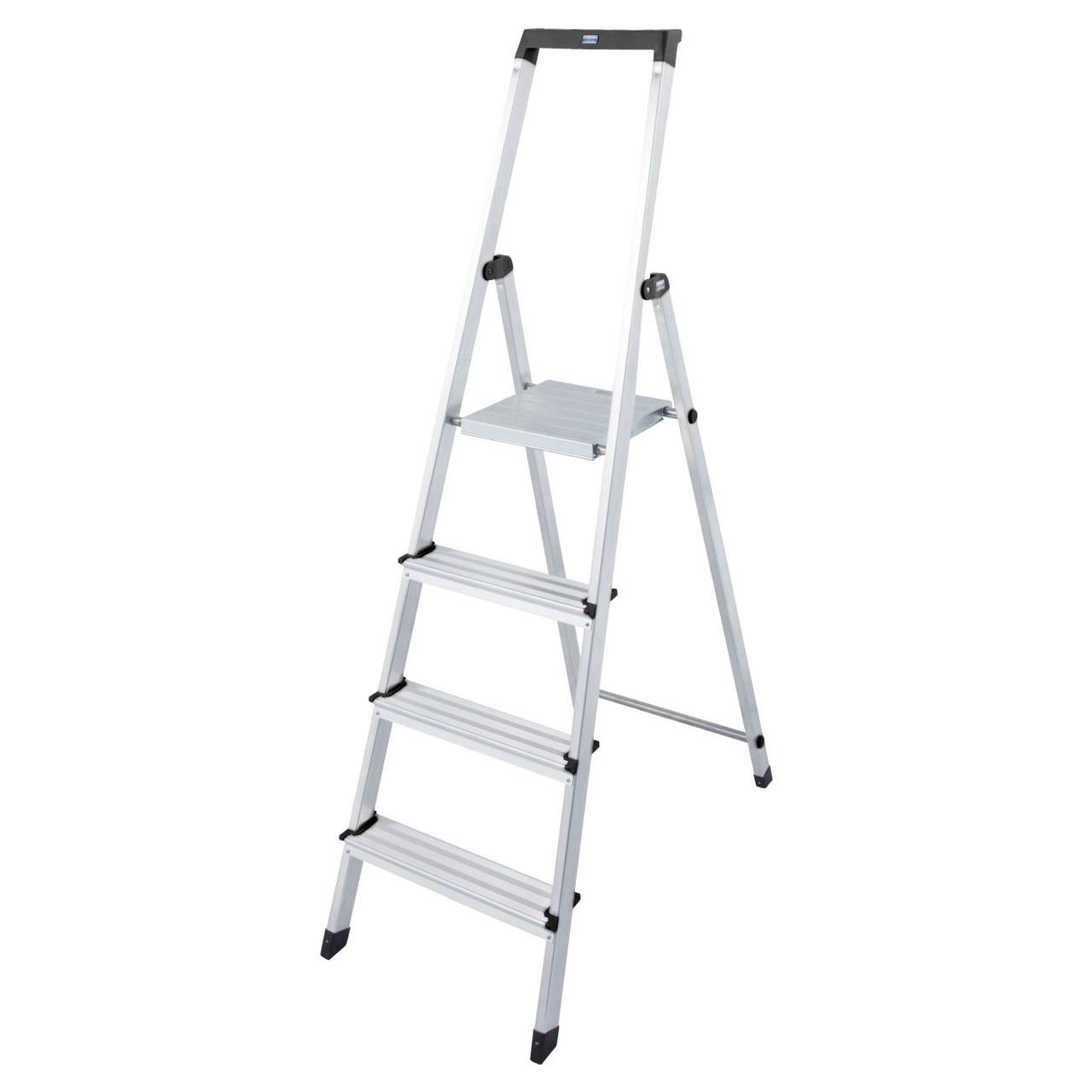 Стремянка алюминиевая KRAUSE "MONTO" SOLIDY 1х4 126221, фото 1