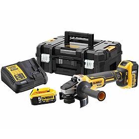 Аккумуляторная углошлифовальная машина DeWalt DCG405P2-QW