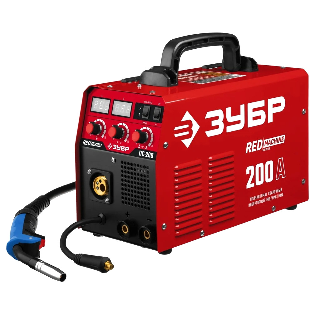 Сварочный полуавтомат ЗУБР инверторный 200А ПС-200, фото 1