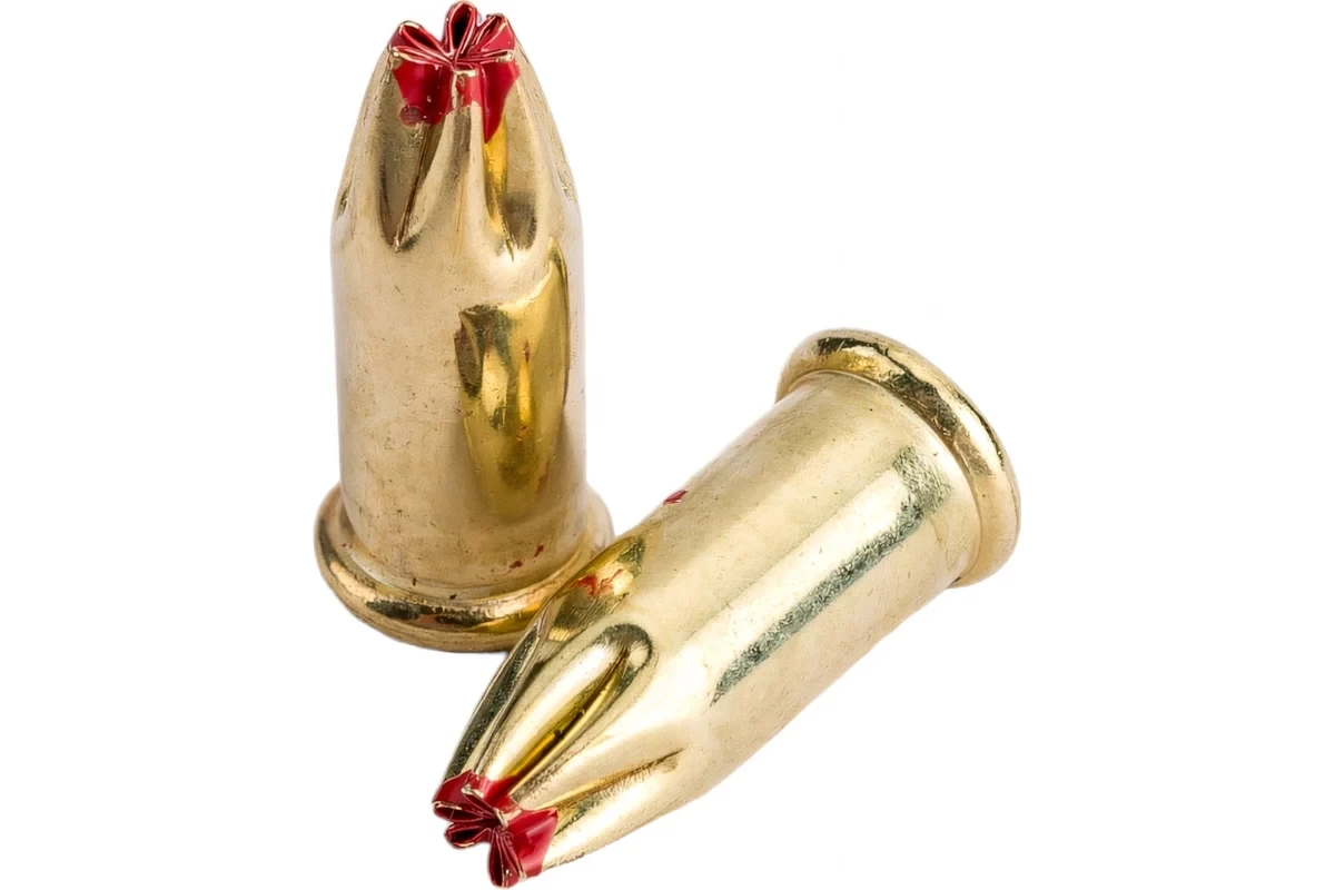 Патрон строительно-монтажный пороховой красный F-D4 6.8*18 (100шт/уп) GEFEST, фото 1