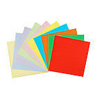 Цветная бумага тонированная 210*210мм, Мульти-Пульти, 100л., 10цв., в пакете, "Енот в России", фото 4