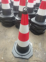 Конус сигнальный резиновый 750