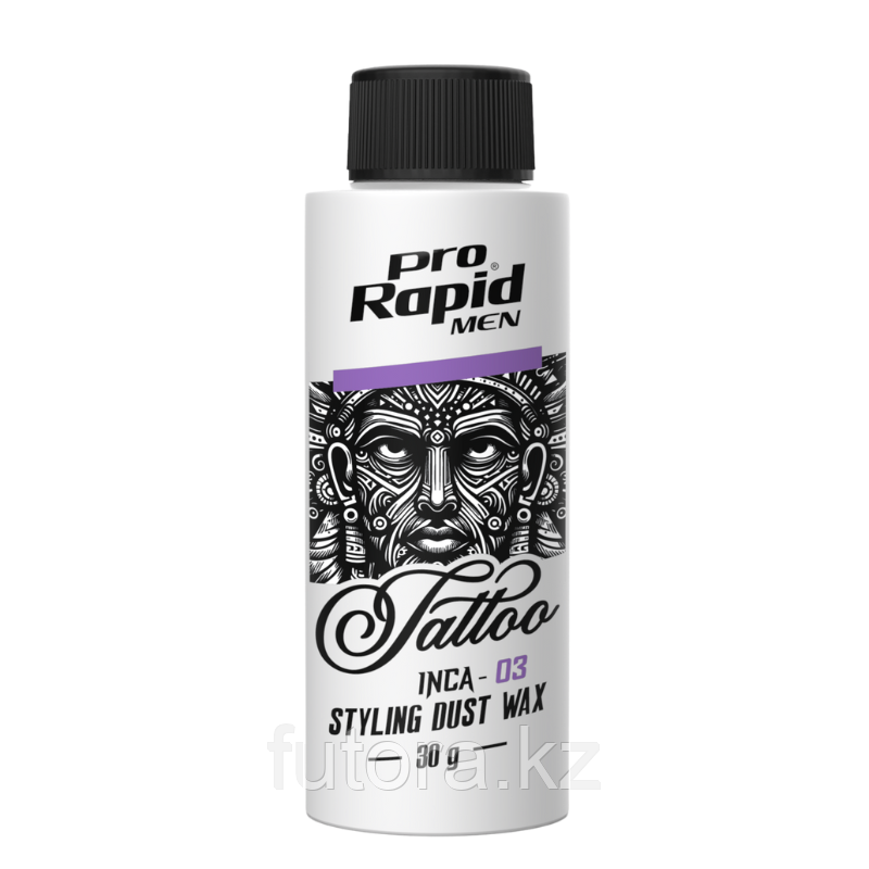 Пудра для укладки волос "PRO RAPID MEN Styling Dust Wax - Inca 03 Tattoo Series", фото 1