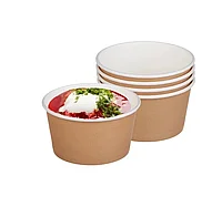 Контейнер бумажный 720 мл d=135 мм, h=72мм Print Kraft (50 шт.)
