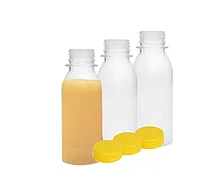 Бутылка пластиковая 0,3л d-38 мм с желтой крышкой (150 шт.)