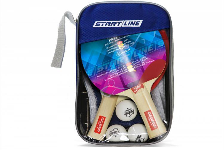 Набор для настольного тенниса 2 ракетки HOME 2 *, 3 мяча Club Select 12202