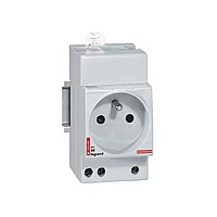 Розетка на DIN рейку 2к+З французский стандарт