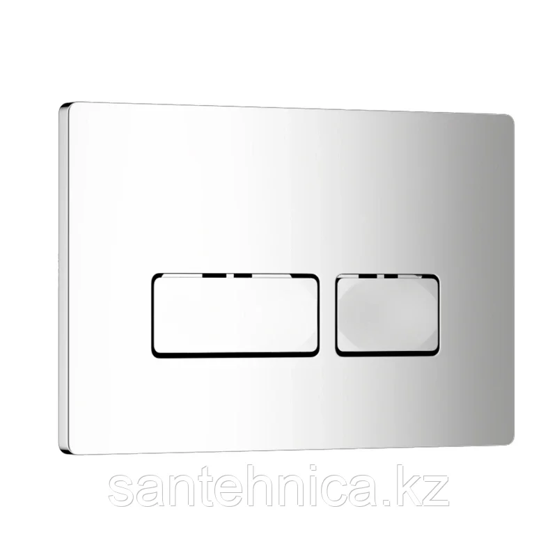 Кнопка смыва WAVE V3 универсальная ХРОМ АБС прямоугольная