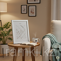 Белая фоторамка А4, фото 4