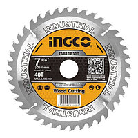 INGCO Диск пильный по дереву INDUSTRIAL 185х20 мм 40Т