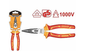 INGCO Тонкогубцы диэлектрические INDUSTRIAL 160 мм 6" Cr-V