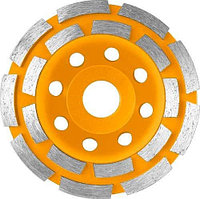 INGCO Чашка алмазная шлифовальная двухрядная 125х22 мм /