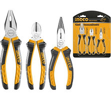 INGCO Набор шарнирно-губцевого инструмента 3 предмета