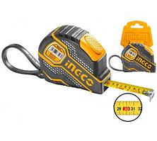 INGCO Рулетка измерительная 10м х 25мм/ прорезиненная поверхность