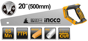 INGCO Ножовка по дереву INDUSTRIAL 500мм 65Мн 7TPI
