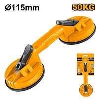 INGCO Присоска для стекла двойная 115 мм 50 кг