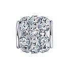 Подвеска-шарм из серебра с фианитами SOKOLOV 94030027 серебро с родием коллекц. Formula. For me, фото 2