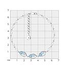 Браслет из серебра с топазами и фианитами SOKOLOV 92050091 серебро с родием, фото 6
