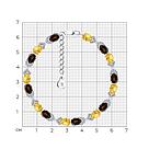 Браслет из серебра с миксом камней SOKOLOV 92050108 серебро с родием, фото 6