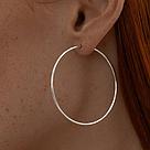 Серьги конго из серебра SOKOLOV 94140049 серебро с родием коллекц. SKLV, фото 3