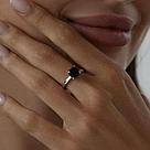 Кольцо из серебра с раухтопазом SOKOLOV 92011256 серебро с родием, фото 4