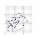 Кольцо из серебра SOKOLOV 94012323 серебро с родием, фото 5