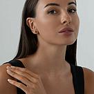 Серьги-пусеты из серебра с гранатами SOKOLOV 92021092 серебро с родием, продевки, фото 4