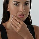 Кольцо из серебра с фианитами и цитрином SOKOLOV 92011089 серебро с родием, фото 4