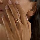 Кольцо из золочёного серебра SOKOLOV 93010738 серебро с позолотой, фото 4