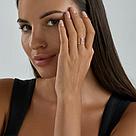 Кольцо из золочёного серебра SOKOLOV 93010738 серебро с позолотой, фото 5