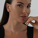 Серьги-пусеты c фианитом SOKOLOV 94020123 серебро с родием,, фото 3