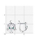 Серьги из серебра с фианитами SOKOLOV 94021414 серебро с родием, с английским замком, фото 4