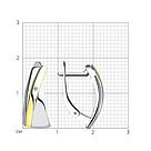 Серьги из серебра с бриллиантами SOKOLOV 87020024 серебро с родием, с английским замком, фото 6