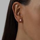 Серьги из серебра с фианитами SOKOLOV 94023122 серебро с родием,, фото 2