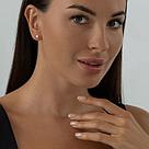 Серьги из серебра с фианитами SOKOLOV 94023122 серебро с родием,, фото 3