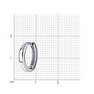 Серьга из серебра SOKOLOV 94170127 серебро с родием коллекц. SKLV, фото 4